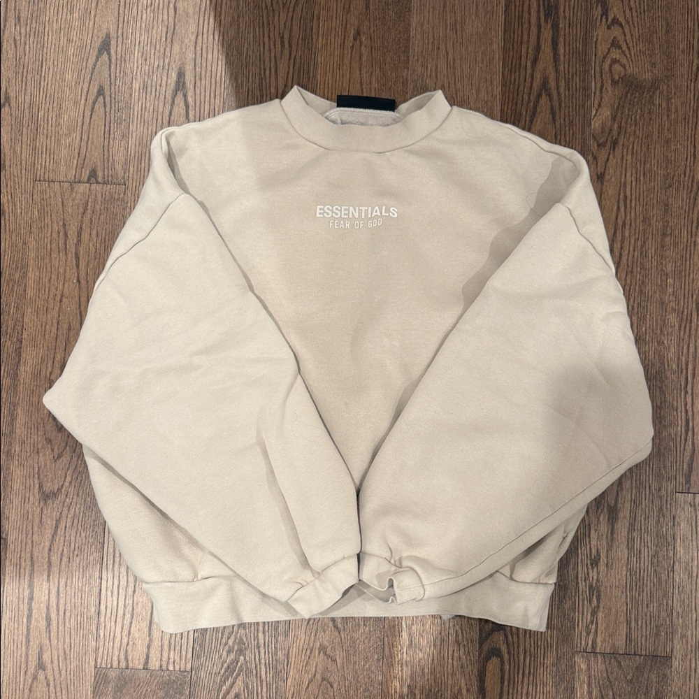 Fear of God Essentials Women’s Crewneck Sweatshirt — Cream